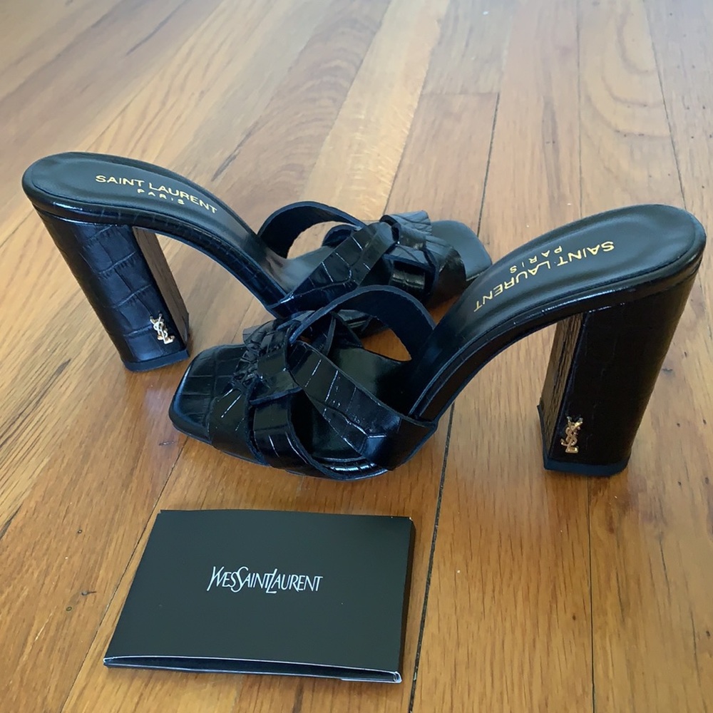 NEW Vintage YSL Saint Lauren heels size 38 - Picture 3 of 14